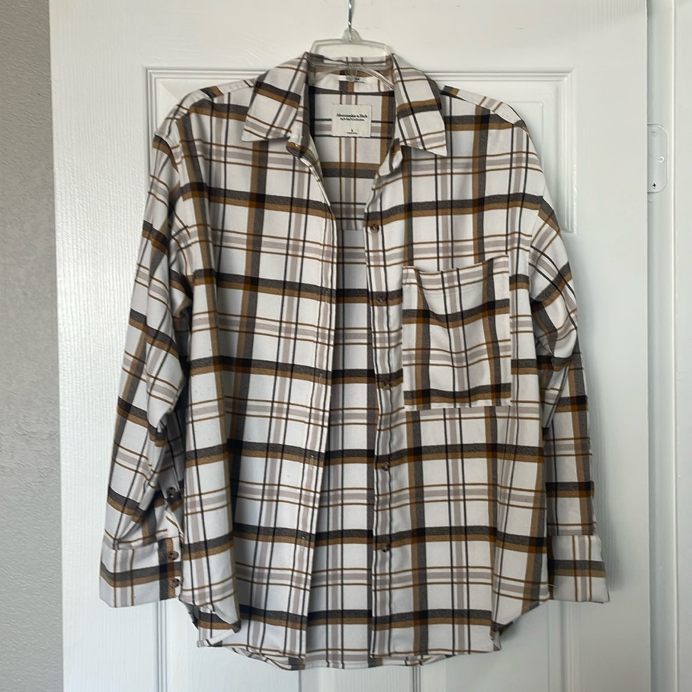 Abercrombie oversized shacket